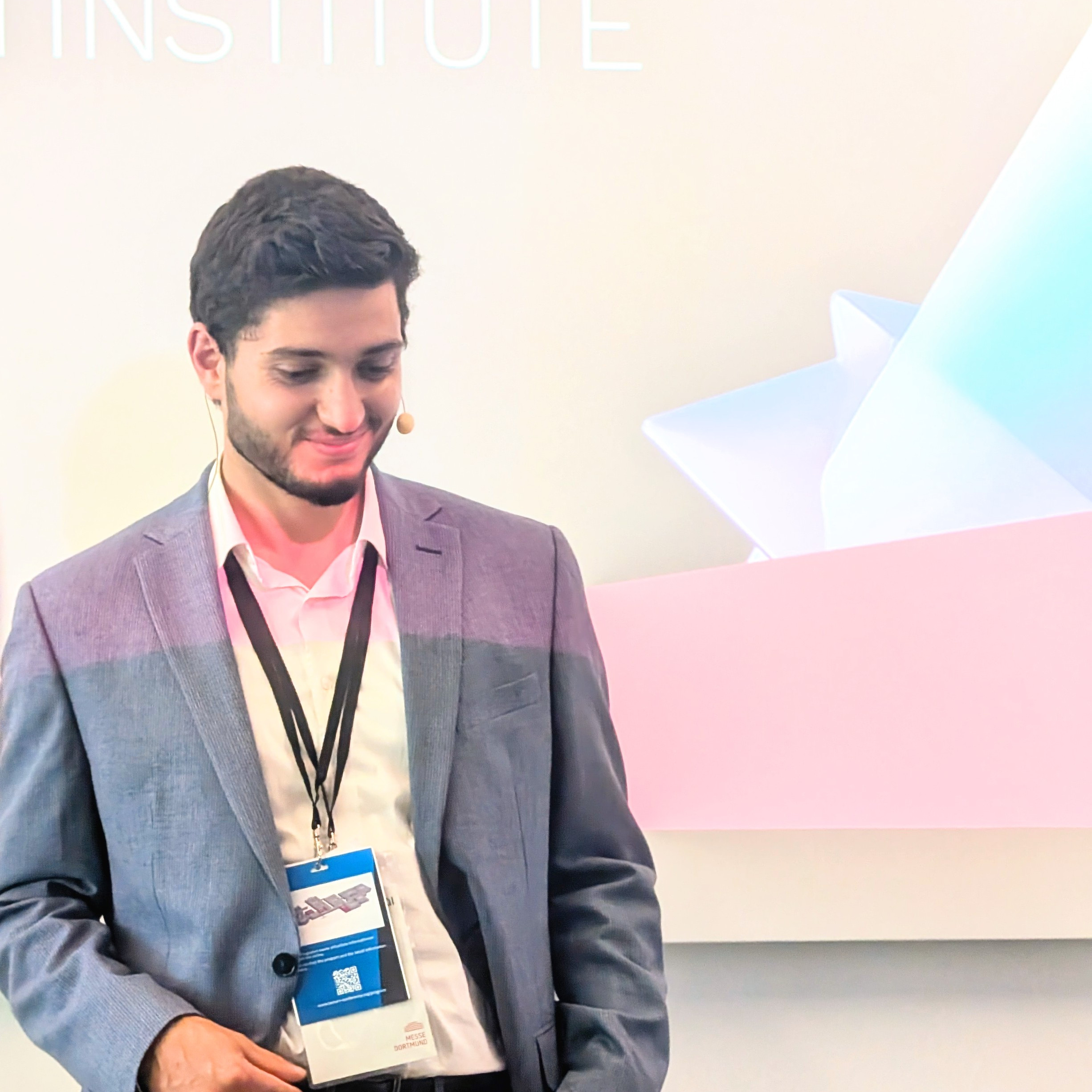 Haris Yalcinkaya als Speaker bei der Lamarr Conference 2024 in Dortmund