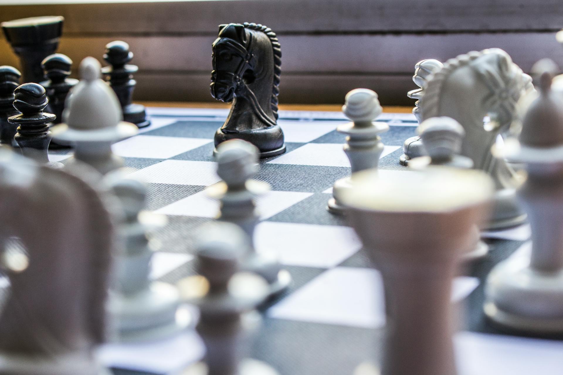 Chess board strategy representing systematic AI strategy and planning