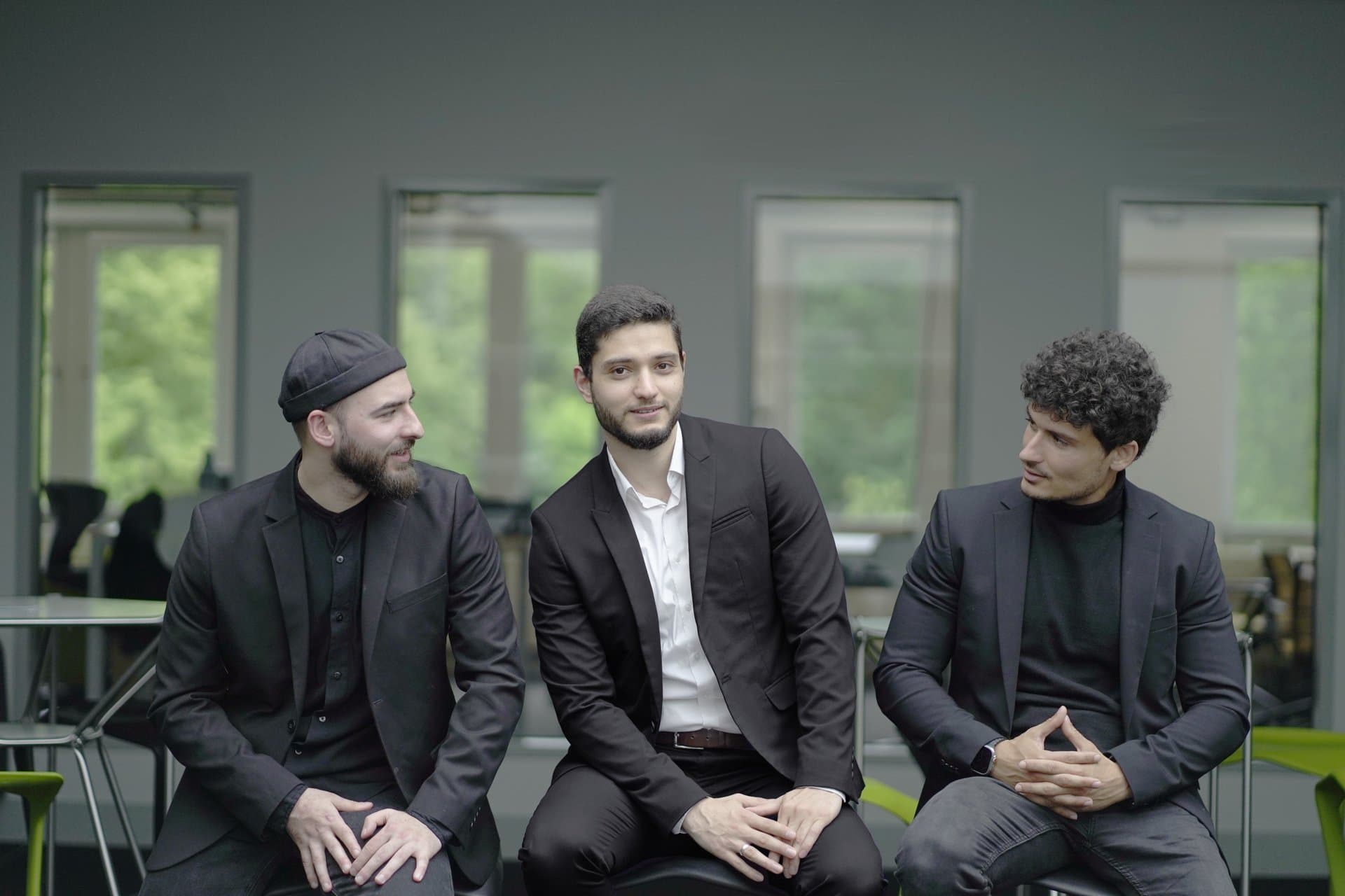 Ziya Gründerteam: Haris, Enes und Illi in Dortmund